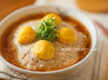 step5: 簡單又充滿復古風味鹹蛋蒸肉餅你喜歡嗎？你也快點動手做做看喔~