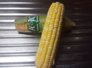 step1: 先將有機粟米起粒。