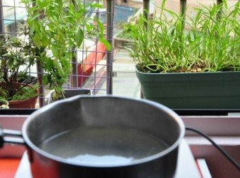 step6: 冷水約700cc