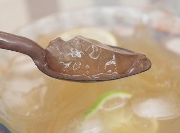 step9: 天然又消暑的檸檬愛玉♪ 我來幫你吃&gt;////