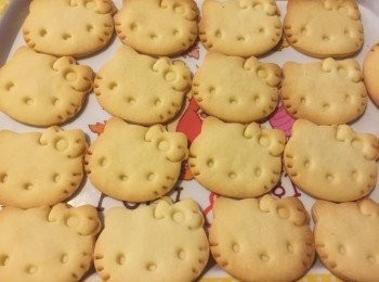 step8: 拿出曲奇後放涼