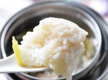 step3: 充滿香氣的米粥，讓人想立即大嚐一口!