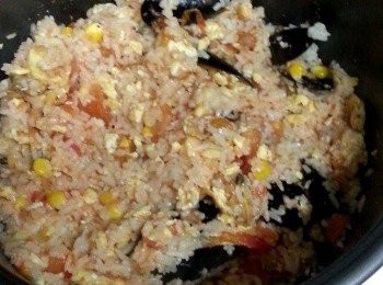 step6: 最後將3湯匙的蕃茄汁攪勻,吃的時候會比較JUICE。