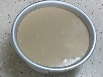 step8: 倒入活模內