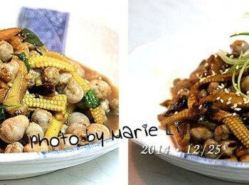 step8: 盛起裝盤後灑上些許芝麻
將青蔥段切成細絲，擺在上面
就是一道色、香、味俱足的美味料理

龍珠魚胗獨特的Q彈口感
搭上超下飯的醬燒風味
無論是大人還是孩子
都會忍不住一顆接著一顆停不下來

這份來自《虱目魚》獨特且珍貴的恩賜
沒有親口嘗試過不會知道它那又Q又脆的口感有多迷人~