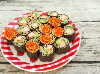 step9: 將刀抹上一層食用油（防止粘刀）、切件擺碟