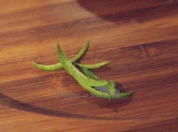 step5: 綠檸檬削皮裝飾用