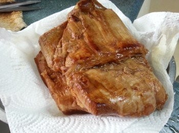 step8: 用廚房紙抹乾水份