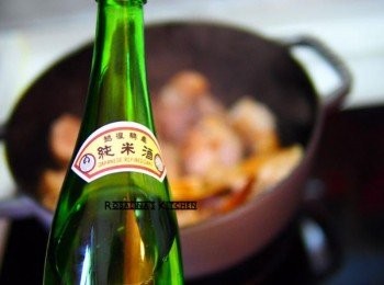 step6: 6.加入純米酒。