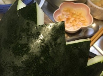 step8: 再將上方界三角型，使其外型美觀