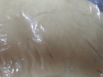 step3: 將所有粉類加入拌勻成團~靜置30分