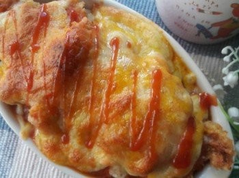 step12: 放入已用220度預熱的烤箱 , 烤約25分鐘即可