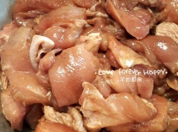 step2: 用雞肉醃料醃雞腿肉約2小時