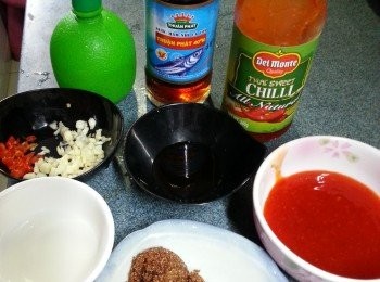 step8: 將所有泰式酸辣汁料拌勻