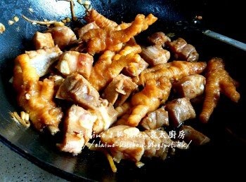 step7: 夾去蔥段去掉