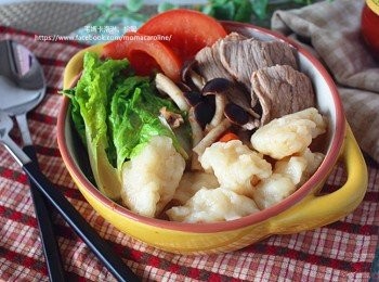 step6: 帶有義式風情的麵疙瘩就完成囉