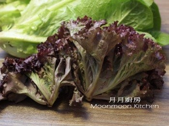 step3: 下羅馬生菜兜炒。