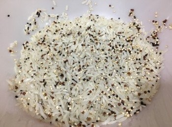 step2: 將米和藜麥混合