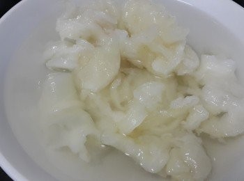 step1: 花膠，已預先浸泡 10 小時
