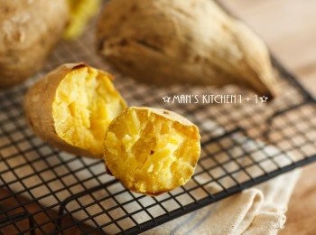 step3: 等到地瓜可以輕易被竹籤穿過就完成了。