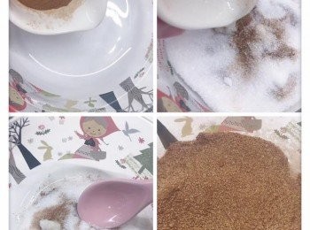 step1: 將玉桂粉倒至碗中