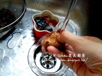 step2: 果皮刮去囊撕成細片