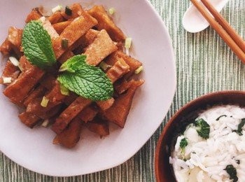 step5: 撒些許蔥花後熄火上碟。