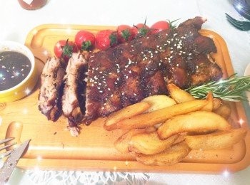 step10: 像出外餐廳吃的美味豬肋排食得喇！！