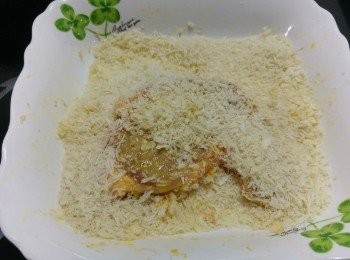 step5: 最後沾上包糠