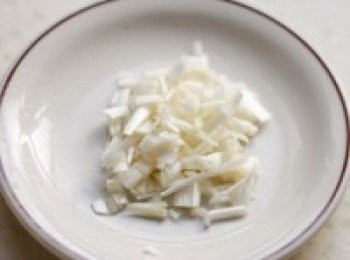 step2: 蔥切粒