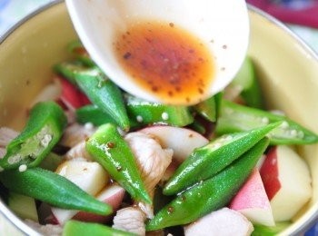 step4: 拌上市售的和風芥子醬