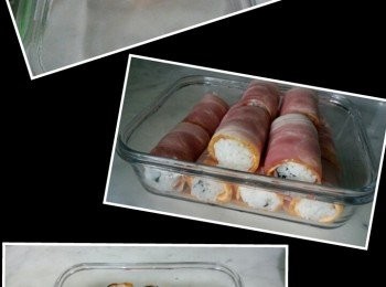 step2: 易潔鑊..落少許油.....減肥就唔好落油....因為煙肉會出油...但可能無咁香...煎熟煙肉就可以了....