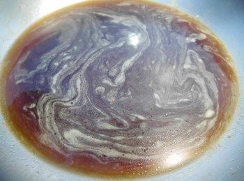 step8: *加入水1-500ml攪拌。  *加入水1-500ml攪拌。