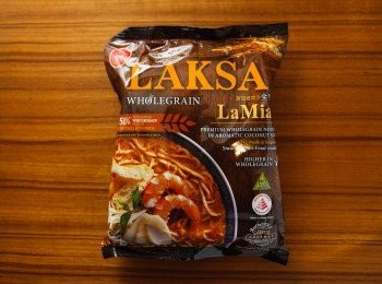 step1: 百勝廚叻沙全麥拉麵，全麥的麵體讓口感更升級喔