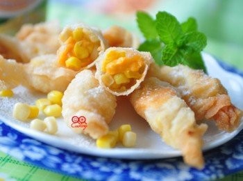 step5: 簡單的完成好吃營養的炸餛飩料理~