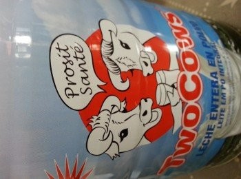 step4: 快速攪勻。然後快速加入奶粉。