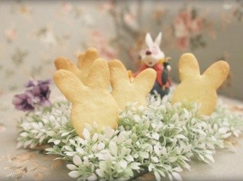 step6: 啊～～ 可愛的兔子起士餅乾香香豐收囉^^"