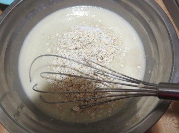 step3: 加入燕麥拌匀。