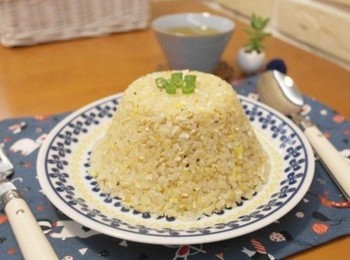step4: 富士山蛋炒飯&gt;///