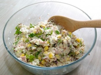 step5: 加入餘下材料拌勻。