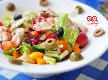 step6: 繽紛色彩有如花園般的美味沙拉完成~