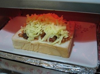 step4: 放上起司絲進烤箱焗烤