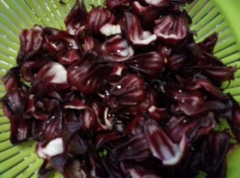 step4: 加入洛神花。