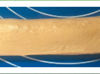 step4: 上下摺埋粉團。