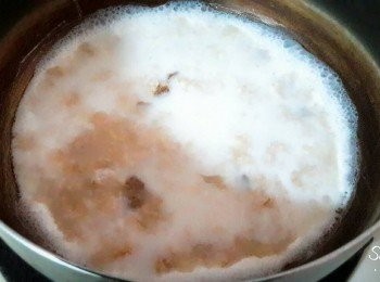 step4: 加入適量牛奶調稀