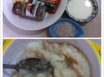 step1: 預備所有<span class="group_1">食材</span>，大蔥和大蒜加入攪拌機，攪拌成蓉待用。