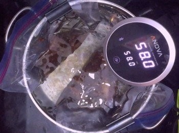 step6: 用58度慢煮15小時