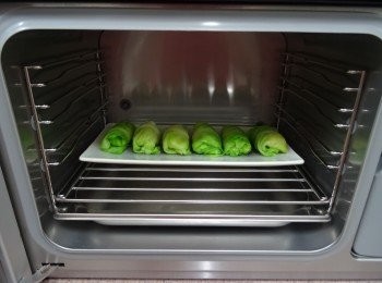 step4: 大火蒸7分鐘至蝦膠熟透