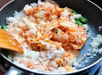 step4: 充分均勻的攪拌拌炒