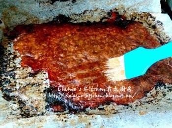 step9: 15分鐘後取出掃上蜜糖水